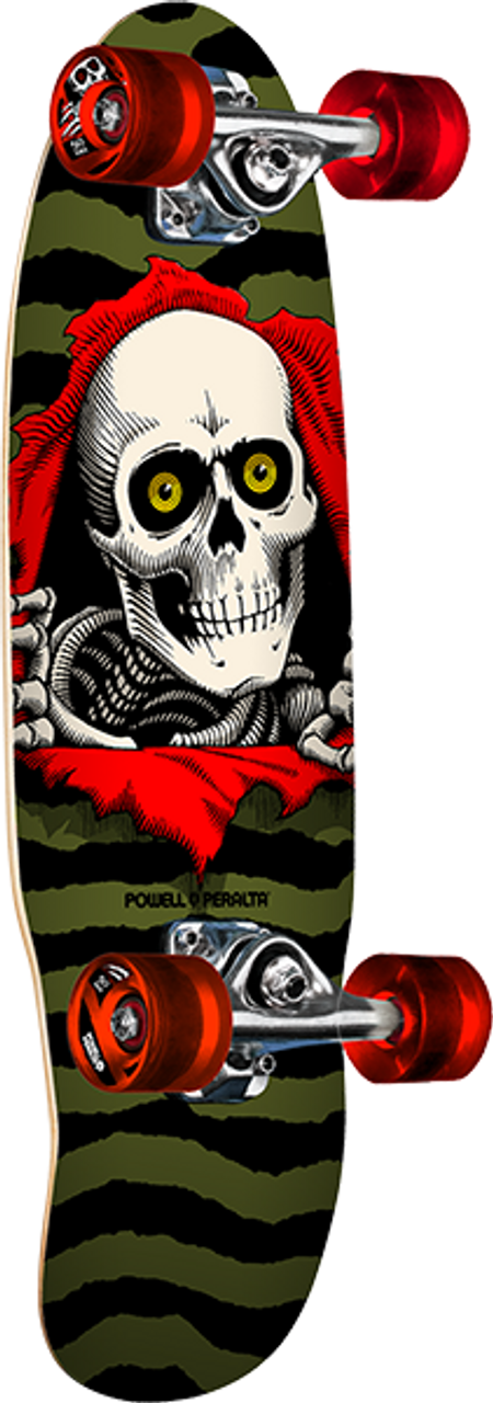 Powell Peralta Ripper Olive 8.0 Mini Cruiser