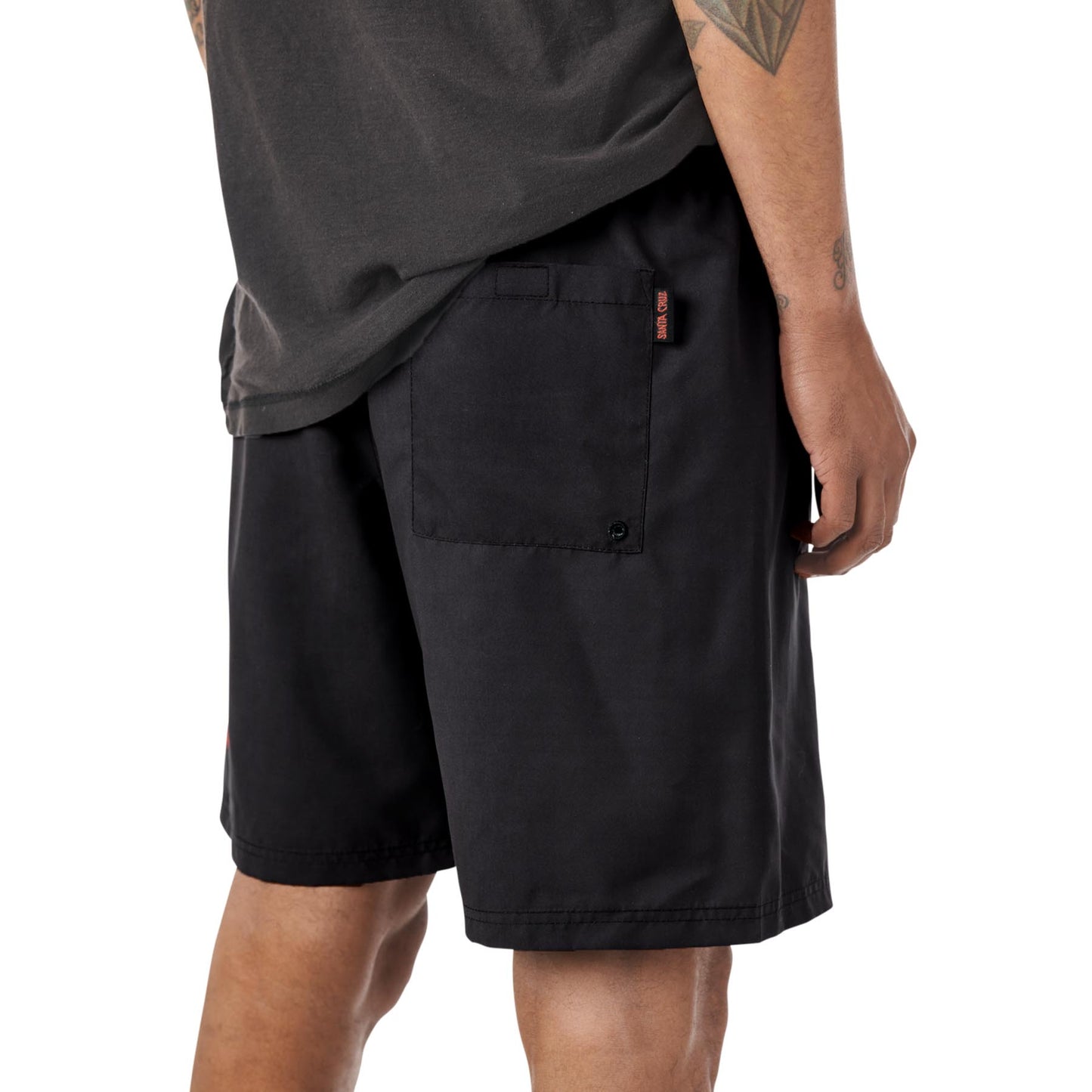 Screaming Hand Pull On Boardshorts Mens Santa Cruz Black Or Marine