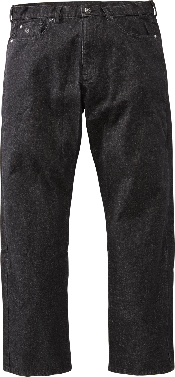 Es Baggy Denim Pants Black Wash