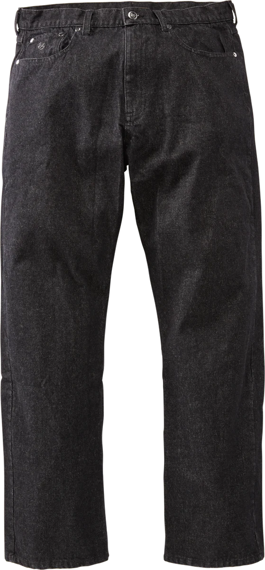 Es Baggy Denim Pants Black Wash