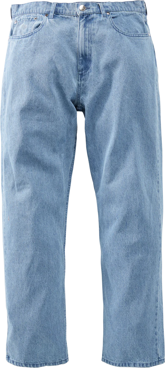 Es Baggy Denim Pants Light Blue Wash