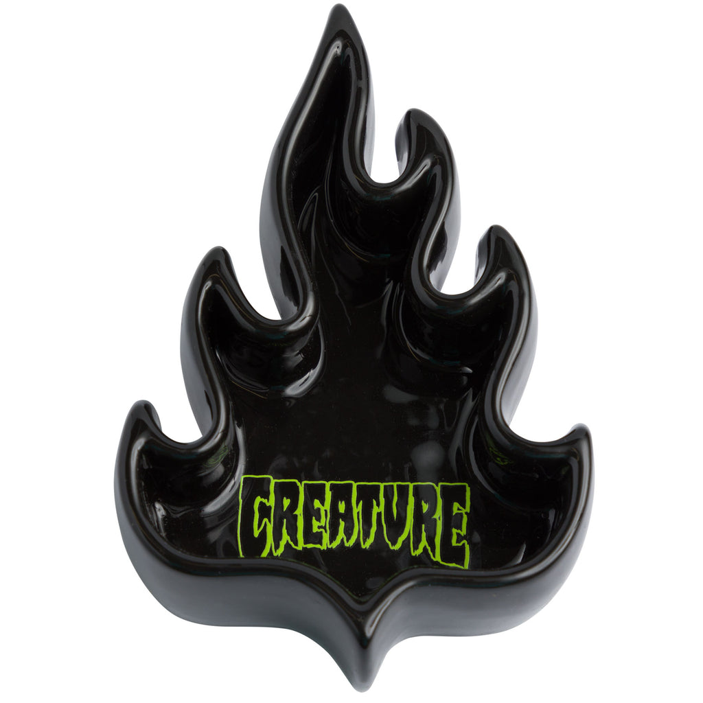 Logo Flame Valet Black 4x6in Creature