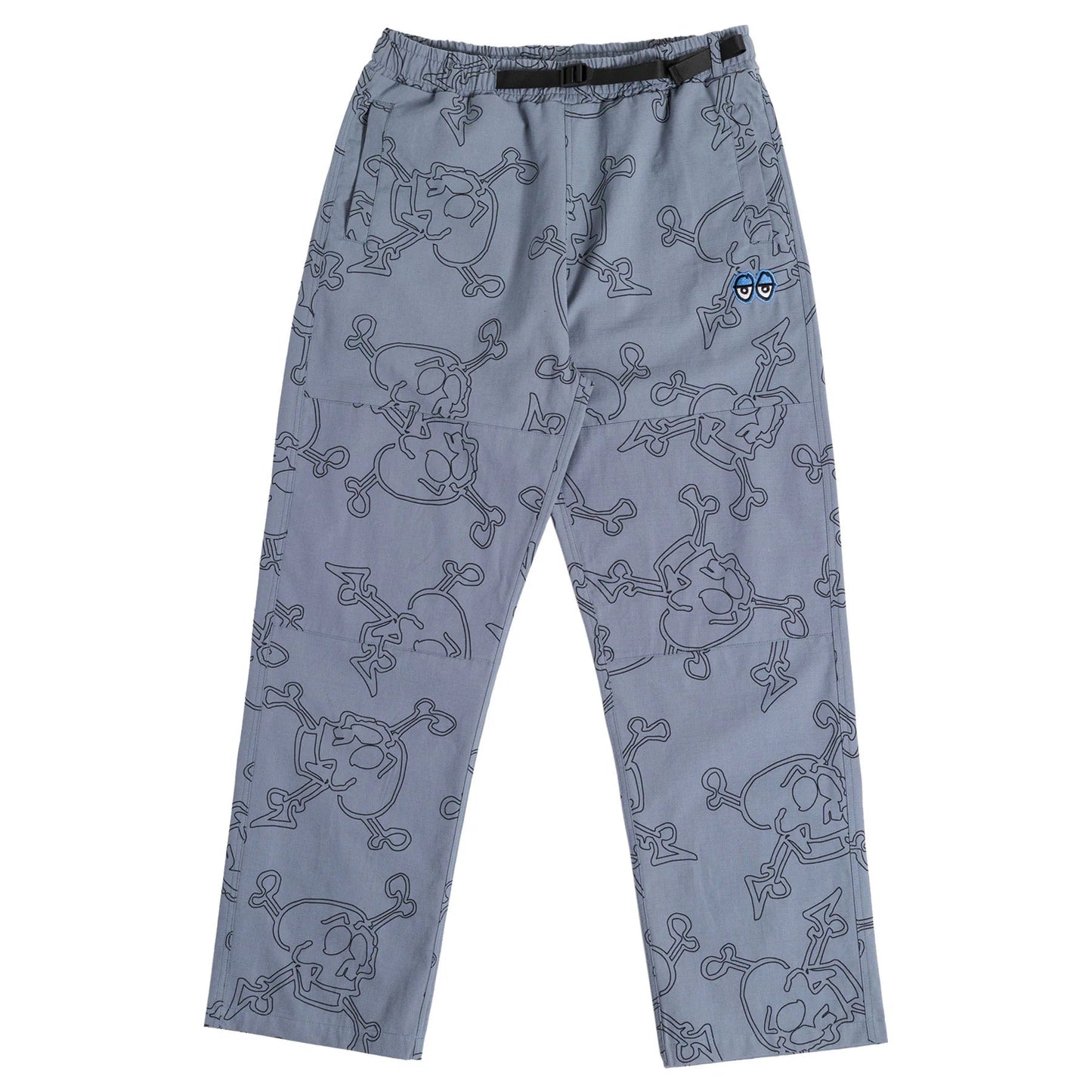 Krooked Grey Double Knee Pants