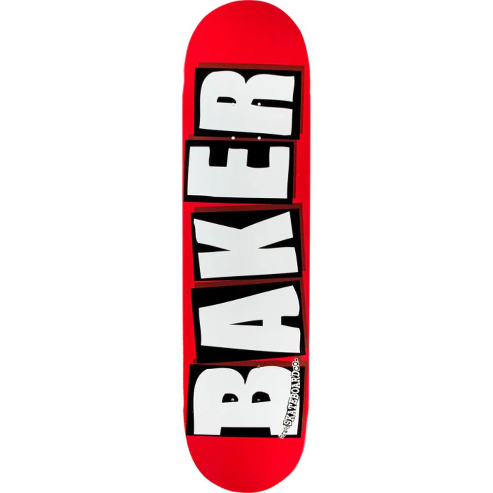 Baker Brand Logo Deck 8.12 Red/White