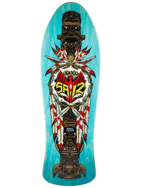 Powell Peralta Steve Saiz Totem 10" Blue Stain